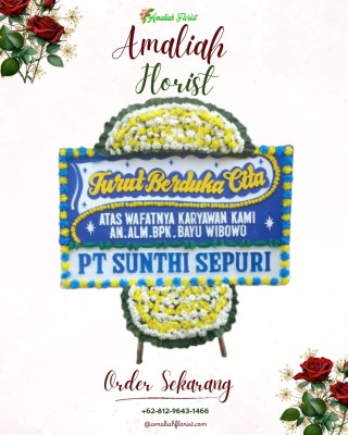 Papan Bunga Duka di Suka Dalem
